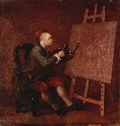 William Hogarth, Hogarth Painting the Comic Muse